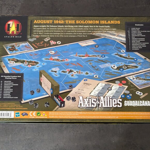 Rare Axis & Allies Guadalcanal strategy board game 2007 - Picture 2 of 11